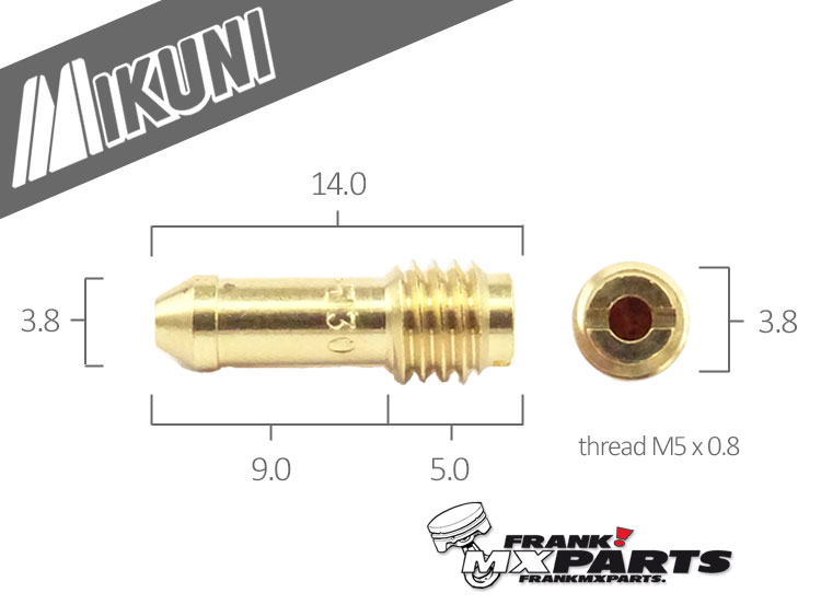 Genuine Mikuni pilot jet N151067 / Mikuni BS BST BDS BDST