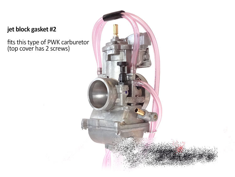 Jet block oring 2 short body Keihin PWK 36 38 carburetor mid body